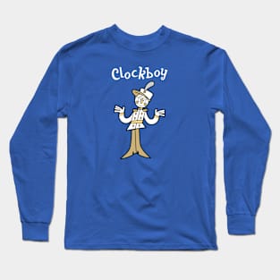 Clockboy (UPA Revival w Text) Long Sleeve T-Shirt
